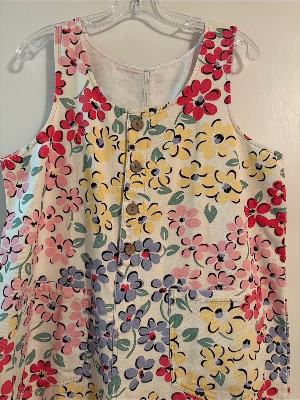 🌺 💮 Floral Overalls 🌼🌸 - Picture 2 of 6